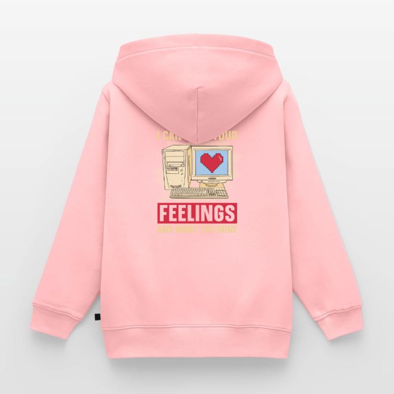 Programmeur Coder Développeur de logiciels Sweat Premium à capuche zippé enfant bio