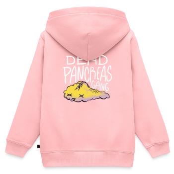 Type 1 Diabetes funny Diabetic Diabetes Gift Idea - Kinder Premium Organic Zip Hoodie - Rosa - Hinten - AI Model Kid Female (0cm)