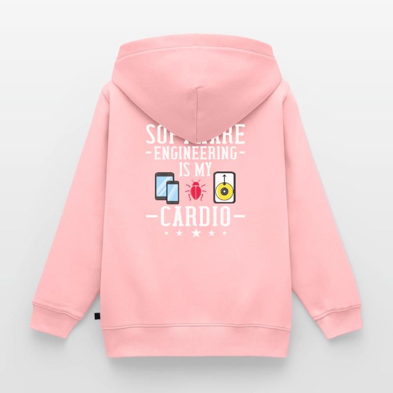 Software Engineering Softwaretechnik Ingenieur Kinder Premium Organic Zip Hoodie