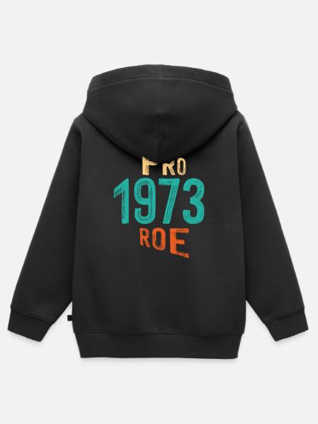 Pro 1973 Rogen - Kinder Premium Organic Zip Hoodie - Schwarz