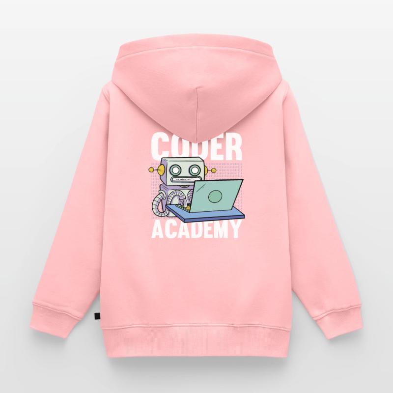 Programmierer Coder Software Entwickler Kinder Premium Organic Zip Hoodie