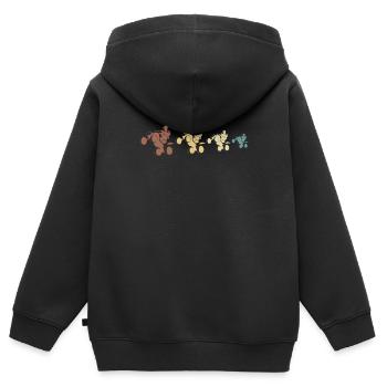 Vintage Retro Quad Shirt Gift - Kids Premium Organic Zip-up Hoodie - black - Back - AI Model Kid Male (0cm)
