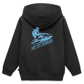 Jetski Jet Ski Motorschlitten - Kinder Premium Organic Zip Hoodie - Schwarz - Hinten - AI Model Kid Male (0cm)