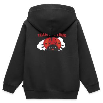 Ladybug Ladybug Entomology Insects - Kids Premium Organic Zip-up Hoodie - black - Back - AI Model Kid Male (0cm)
