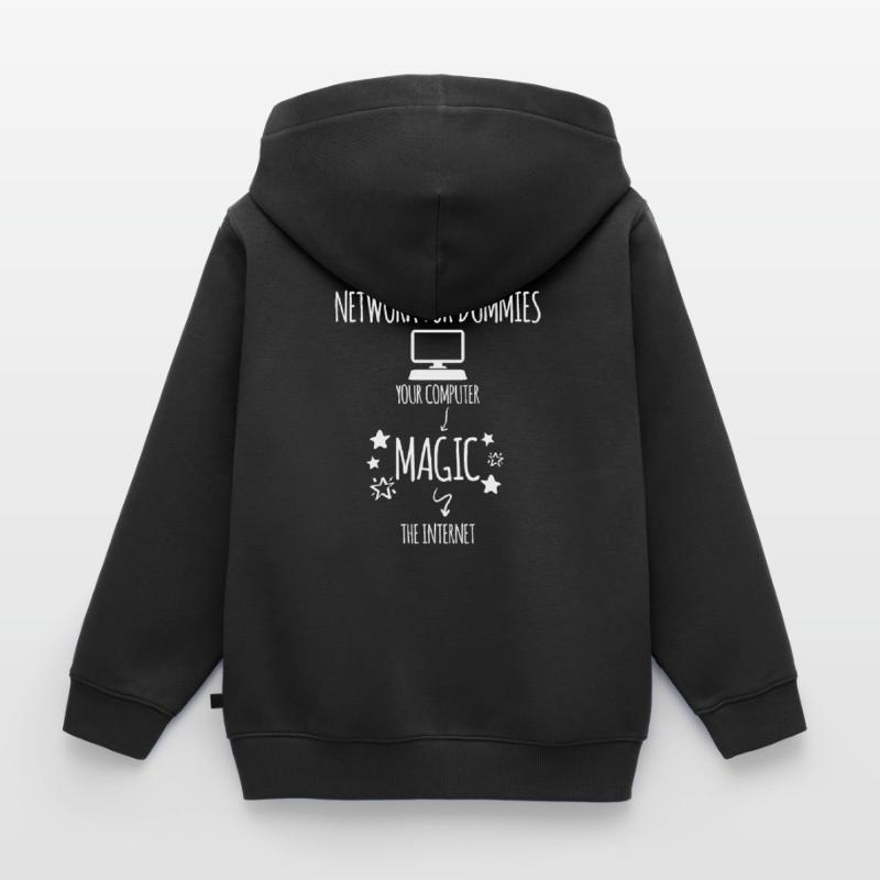 Informatiker Informatik Programmierer Nerd Geek Kinder Premium Organic Zip Hoodie