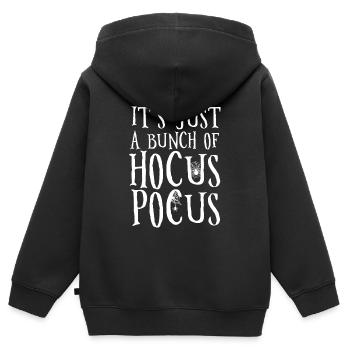 Halloween Witch Witchcraft Magic Magic Magic Magice Costume - Kids Premium Organic Zip-up Hoodie - black - Back - AI Model Kid Male (0cm)