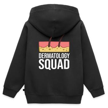 Dermatology Skin Care Skin Medicine Disease - Kids Premium Organic Zip-up Hoodie - black - Back - AI Model Kid Male (0cm)