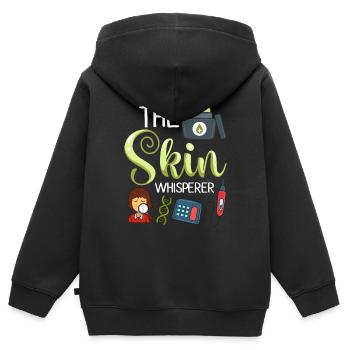 Dermatology Skin Care Skin Medicine Disease - Kids Premium Organic Zip-up Hoodie - black - Back - AI Model Kid Male (0cm)