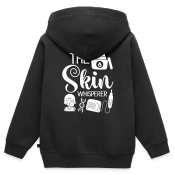 Dermatology Skin Care Skin Medicine Disease - Kids Premium Organic Zip-up Hoodie - black - Back - AI Model Kid Male (0cm)
