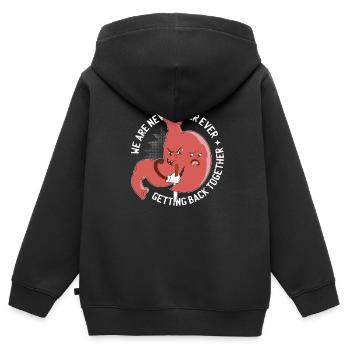 Gastric sleeve gastrectomy Sleeve gastrectomy - Kids Premium Organic Zip-up Hoodie - black - Back - AI Model Kid Male (0cm)
