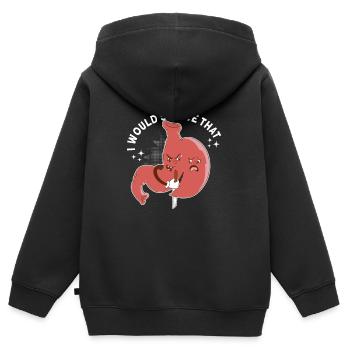 Gastric sleeve gastrectomy Sleeve gastrectomy - Kids Premium Organic Zip-up Hoodie - black - Back - AI Model Kid Male (0cm)