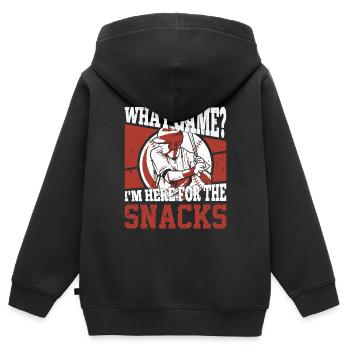 Rugby Spiel Lifestyle Fußball Torwart Sport Gesche - Kinder Premium Organic Zip Hoodie - Schwarz - Hinten - AI Model Kid Male (0cm)