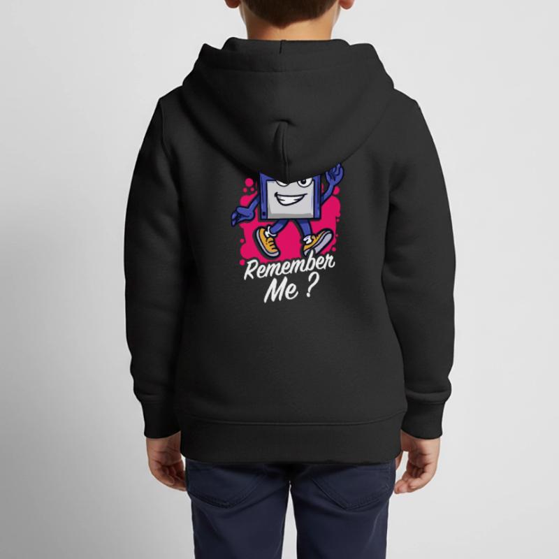 Programmierer Retro-diskette Floppy disc Kinder Premium Organic Zip Hoodie