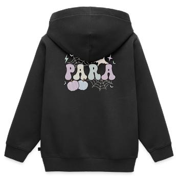 Paraprofessionnel Halloween Para Teacher Parapro - Sweat Premium à capuche zippé enfant bio - noir - Dos - AI Model Kid Male (0cm)