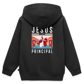 Teacher of Religion Religious Education - Kids Premium Organic Zip-up Hoodie - black - Back - AI Model Kid Male (0cm)