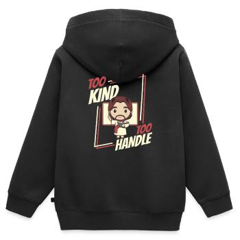 Teacher of Religion Religious Education - Kids Premium Organic Zip-up Hoodie - black - Back - AI Model Kid Male (0cm)