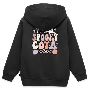 Certified Occupational Therapy Assistant Halloween - Kinder Premium Organic Zip Hoodie - Schwarz - Hinten - AI Model Kid Male (0cm)