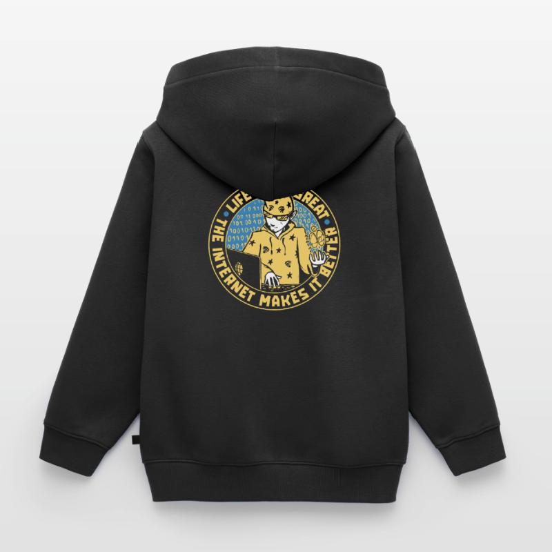 Web Developer Web Developer Web Developer Kids Premium Organic Zip-up Hoodie