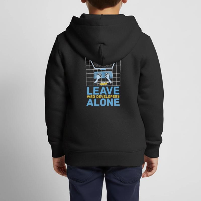 Web Developer Web Developer Web Developer Kids Premium Organic Zip-up Hoodie