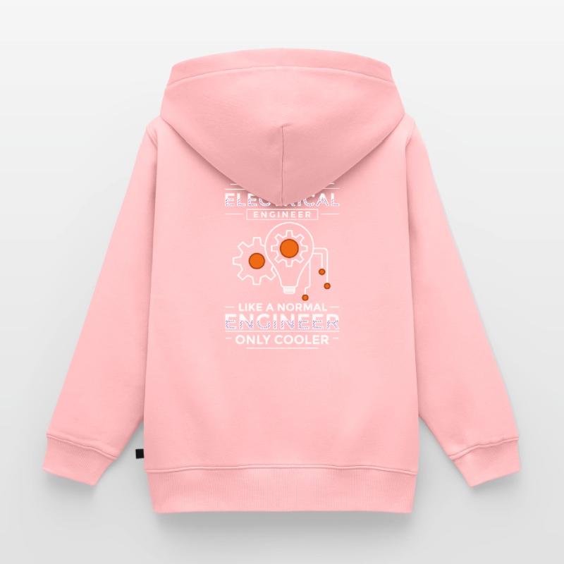 Electrical Engineering Engineer Research Development Kids Premium Organic Zip-up Hoodie