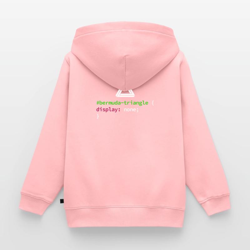 Web und CSS Programmierer Developer Coding Code Kinder Premium Organic Zip Hoodie