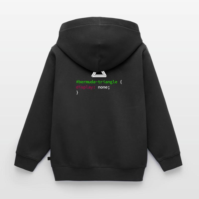 Web und CSS Programmierer Developer Coding Code Kinder Premium Organic Zip Hoodie