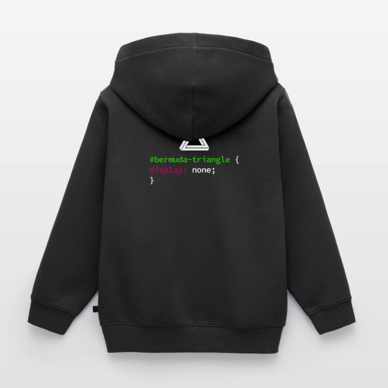 Web und CSS Programmierer Developer Coding Code Kinder Premium Organic Zip Hoodie