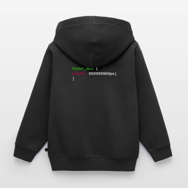 Web und CSS Programmierer Developer Coding Code Kinder Premium Organic Zip Hoodie