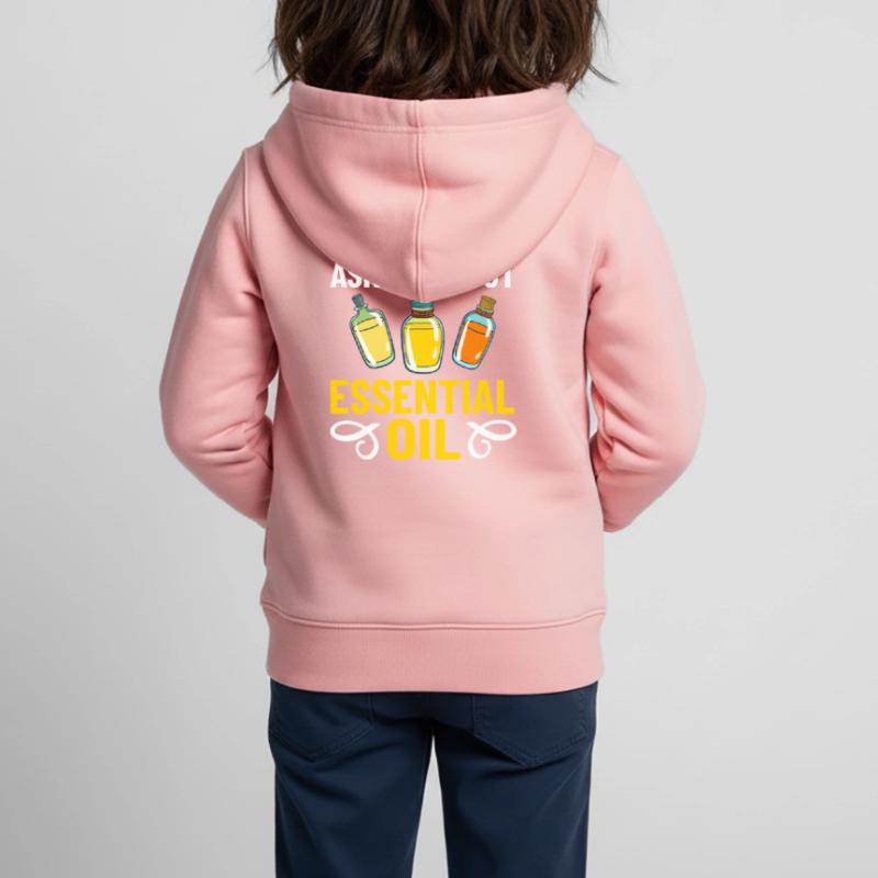 Essential Oil Diffuser Aromatherapy Plants Kids Premium Organic Zip-up Hoodie