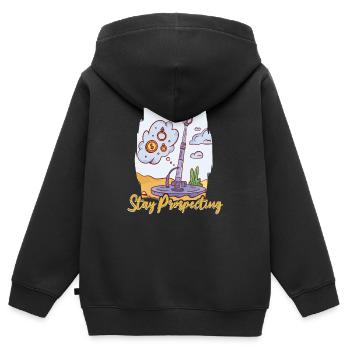 Prospectors Digging Treasure - Kids Premium Organic Zip-up Hoodie - black - Back - AI Model Kid Male (0cm)