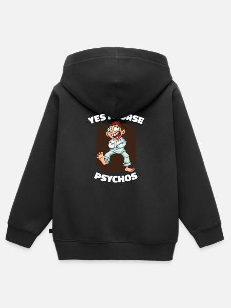 Infirmier - Sweat Premium à capuche zippé enfant bio - noir