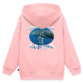 Walhai - Chumpon Pinnacle - Koh Tao - Tauchen - Kinder Premium Organic Zip Hoodie - Rosa - Hinten - AI Model Kid Female (0cm)