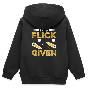 Vintage Flipperautomaten Arcade Retro Spiel Liebha - Kinder Premium Organic Zip Hoodie - Schwarz - Hinten - AI Model Kid Male (0cm)