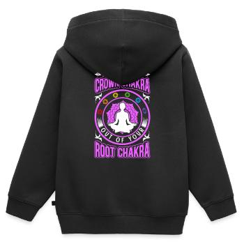 Reiki Praktizierende & Reiki Master - Kinder Premium Organic Zip Hoodie - Schwarz - Hinten - AI Model Kid Male (0cm)