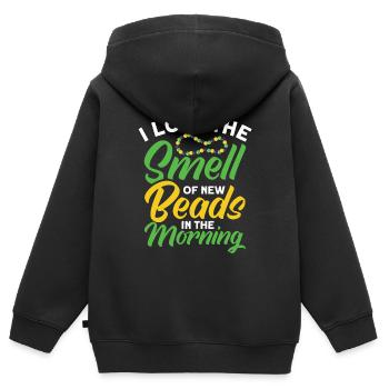 Beaded Beadwork Jeweller Jewellery Maker - Kids Premium Organic Zip-up Hoodie - black - Back - AI Model Kid Male (0cm)