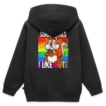 Pride LGBTQ Christopher Street Day Kostüm Pride - Kinder Premium Organic Zip Hoodie - Schwarz - Hinten - AI Model Kid Male (0cm)