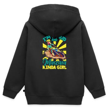 Dirt Bike Dirt Bike Riding Motocross Dirt Biking - Kinder Premium Organic Zip Hoodie - Schwarz - Hinten - AI Model Kid Male (0cm)