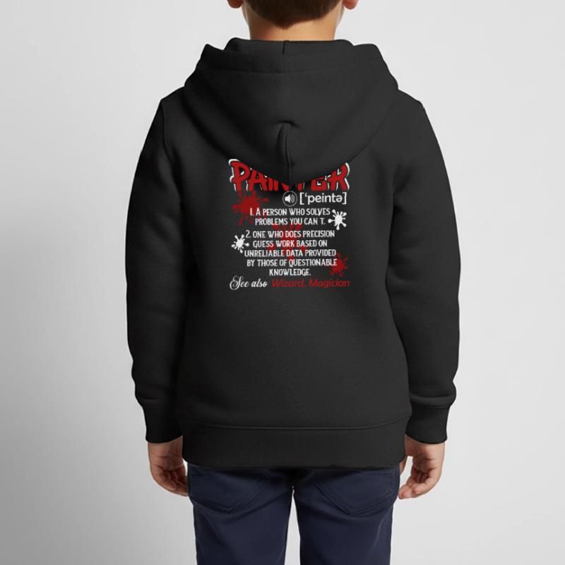 Painter Painter Definition Kids Premium Organic Zip-up Hoodie