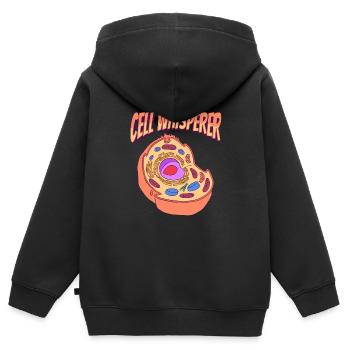 Biologie Biologe Humor Molekularbiologe - Kinder Premium Organic Zip Hoodie - Schwarz - Hinten - AI Model Kid Male (0cm)