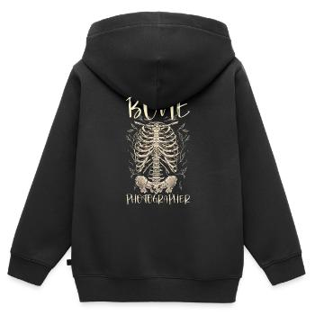RAD TECH TECHNOLOGIE DE RADIOLOGIE TECHNOLOGIE RADIOLOGIE TECHNOLOGIE RADIOLOGIE - Sweat Premium à capuche zippé enfant bio - noir - Dos - AI Model Kid Male (0cm)