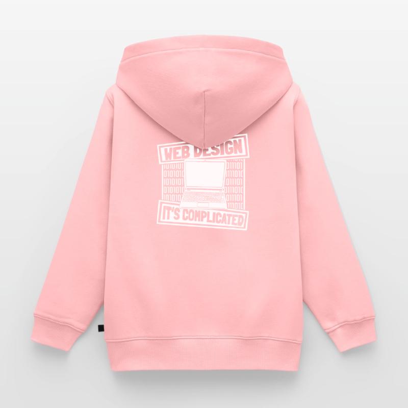 Web Developer Web Developer Kids Premium Organic Zip-up Hoodie