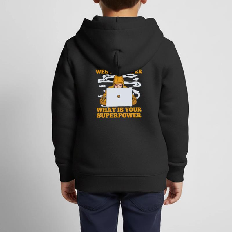 Web Developer Web Developer Zool Kids Premium Organic Zip-up Hoodie