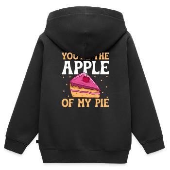 Boulangerie Boulangerie Pâtisserie Confiserie Boulanger Confiserie - Sweat Premium à capuche zippé enfant bio - noir - Dos - AI Model Kid Male (0cm)
