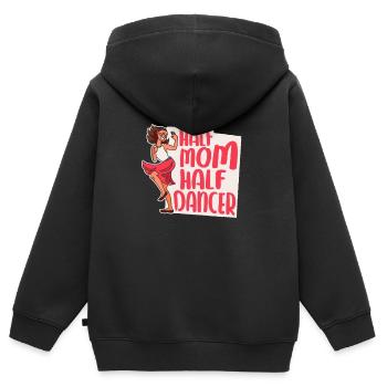 Maman Maman Danse Maman Danse Maman - Sweat Premium à capuche zippé enfant bio - noir - Dos - AI Model Kid Male (0cm)