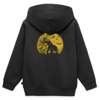 Mammut - Kinder Premium Organic Zip Hoodie - Schwarz - Hinten - AI Model Kid Male (0cm)