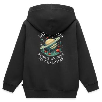 Saturnalien-wunder Das Antike Rom Und Julius Cäsar - Kinder Premium Organic Zip Hoodie - Schwarz - Hinten - AI Model Kid Male (0cm)