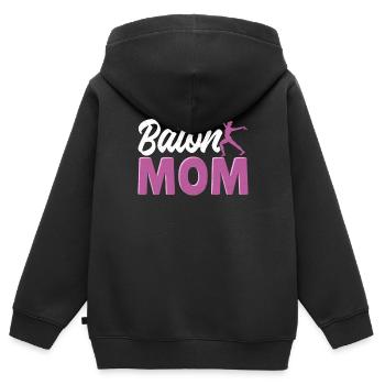 Bâton Twirling Bâton Twirler cadeau - Sweat Premium à capuche zippé enfant bio - noir - Dos - AI Model Kid Male (0cm)