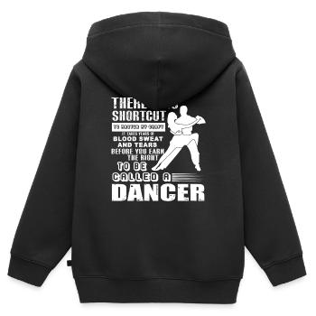 Dancer To Be Called A Dancer - Kids Premium Organic Zip-up Hoodie - black - Back - AI Model Kid Male (0cm)