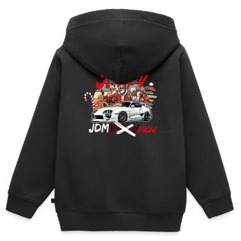 Jdm christmas edition / Tuning Mechanic Costume - Kids Premium Organic Zip-up Hoodie - black - Back - AI Model Kid Male (0cm)