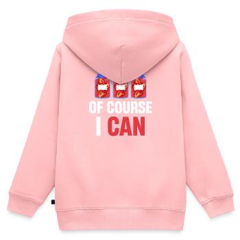Of course, I can preserve canned food season - Kids Premium Organic Zip-up Hoodie - rose - Back - AI Model Kid Female (0cm)